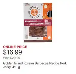 Costco Golden Island Korean Barbecue Recipe Pork Jerky offer