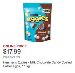 Costco Hershey's Eggies - Milk Chocolate Candy Coated Easter Eggs offer