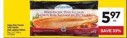 Giant Tiger Aqua Star frozen wild Pacific pink salmon fillets offer