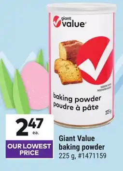 Giant Tiger Giant Value baking powder offer
