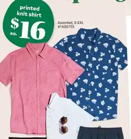 Giant Tiger Mountain Ridge Printed knit shirt offer