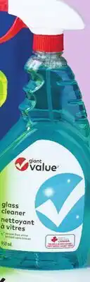 Giant Tiger Giant Value glass cleaner offer