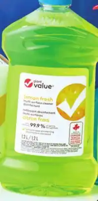 Giant Tiger Giant Value multi-surface cleaner offer