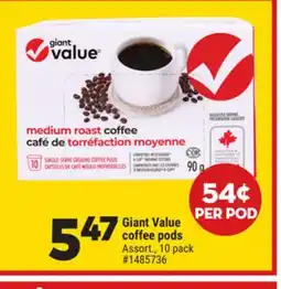 Giant Tiger Giant Value coffee pods offer
