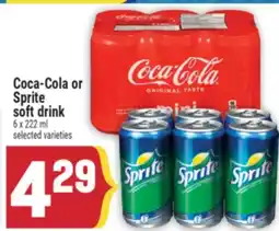 Marché Adonis Coca-Cola or Sprite soft drink offer