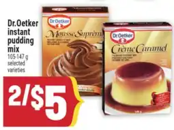 Marché Adonis Dr.Oetker instant pudding mix offer