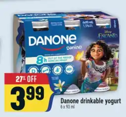 Marché Adonis Danone drinkable yogurt offer