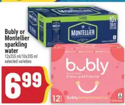Marché Adonis Bubly or Montellier sparkling water offer