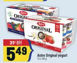 Marché Adonis Astro Original yogurt offer