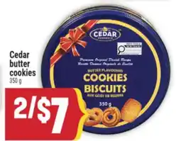 Marché Adonis Cedar butter cookies offer