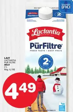 Marches Tradition LACTANTIA PUR FILTRE MILK offer