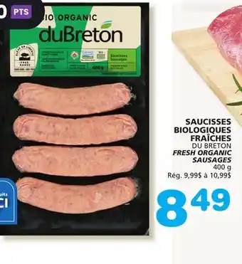 Marches Tradition DU BRETON FRESH ORGANIC SAUSAGES offer