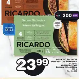 Marches Tradition RICARDO FROZEN BEEF OR SALMON WELLINGTON offer