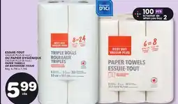 Marches Tradition VALEUR PLUS PAPER TOWELS OR BATHROOM TISSUE offer