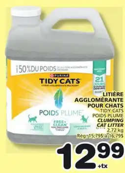 Marches Tradition TIDY CATS POIDS PLUME CLUMPING CAT LITTER offer