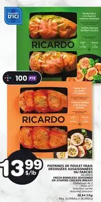 Marches Tradition RICARDO FRESH BONELESS SEASONED OR STUFFED CHICKEN BREAST offer