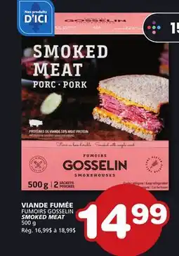 Marches Tradition FUMOIRS GOSSELIN SMOKED MEAT offer