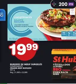Marches Tradition COMPLIMENTS FROZEN BEEF BURGERS offer