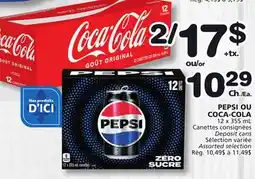 Marches Tradition PEPSI OU COCA-COLA offer