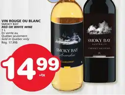 Marches Tradition SMOKY BAY RED OR WHITE WINE offer