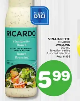 Marches Tradition RICARDO DRESSING offer