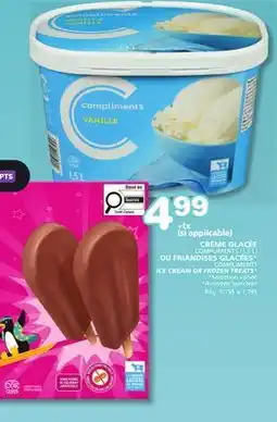 Marches Tradition COMPLIMENTS ICE CREAM OR FROZEN TREATS offer