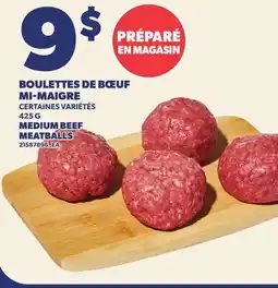 Provigo MEDIUM BEEF MEATBALLS offer