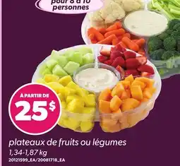 Provigo PLATEAUX DE FRUITS OU LÉGUMES offer
