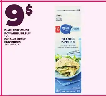 Provigo PC BLUE MENU EGG WHITES offer
