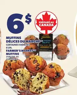 Provigo FARMER'S MARKET MUFFINS, 6 UN offer