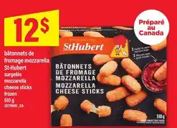 Maxi BÂTONNETS DE FROMAGE MOZZARELLA ST-HUBERT offer