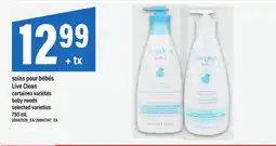 Maxi SOINS POUR BÉBÉS LIVE CLEAN | BABY NEEDS offer