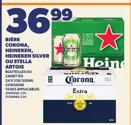 Provigo BIÈRE CORONA, HEINEKEN, HEINEKEN SILVER OU STELLA ARTOIS, 24 X 330/355ML offer