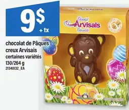 Maxi CHOCOLAT DE PÂQUES CREUX ARVISAIS, 130/264 g offer