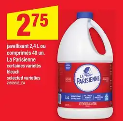 Maxi JAVELLISANT 2,4 L OU COMPRIMÉS 40 UN. LA PARISIENNE | BLEACH offer