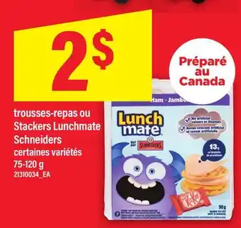 Maxi TROUSSES-REPAS OU STACKERS LUNCHMATE SCHNEIDERS offer