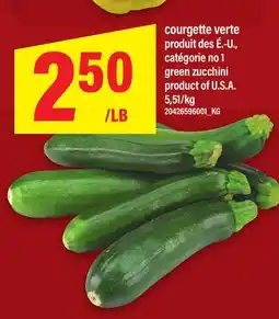Maxi COURGETTE VERTE | GREEN ZUCCHINI offer