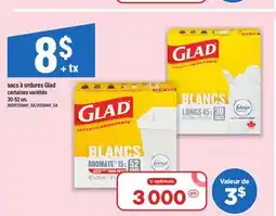 Maxi SACS À ORDURES GLAD, 30-52 un offer