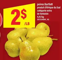 Maxi POIRES BARTLETT offer