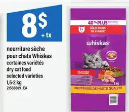 Maxi NOURRITURE SÈCHE POUR CHATS WHISKAS | DRY CAT FOOD offer