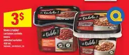 Maxi FÈVES À TABLE! | BEANS offer