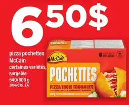 Maxi PIZZA POCHETTES MCCAIN, 540/600 g offer