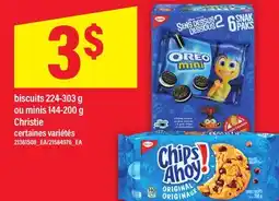 Maxi g biscuits 224-303 g ou minis 144-200 g ou minis 144-200 g Christie Christie offer