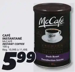 IGA McCAFÉ INSTANT COFFEE offer