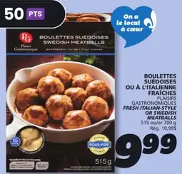 IGA PLAISIRS GASTRONOMIQUES SWEDISH MEATBALLS offer