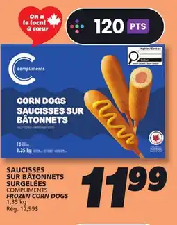 IGA COMPLIMENTS FROZEN CORN DOGS offer