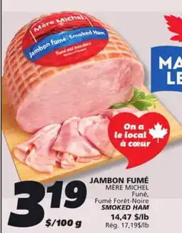 IGA MÈRE MICHEL SMOKED HAM offer