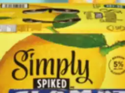 IGA SIMPLY SPIKED ALCOHOLIC MALT BEVERAGE offer