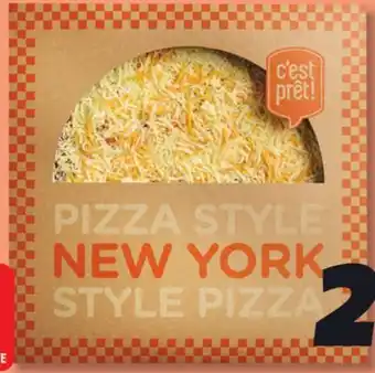 IGA C'EST PRÊT! (16 in.) FRESH NEW YORK-STYLE PIZZA offer