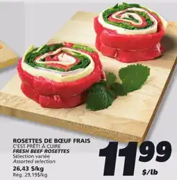IGA FRESH BEEF ROSETTES offer